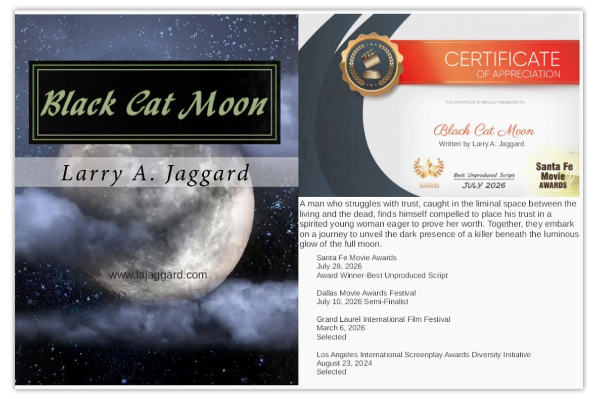 Black Cat Moon Mat