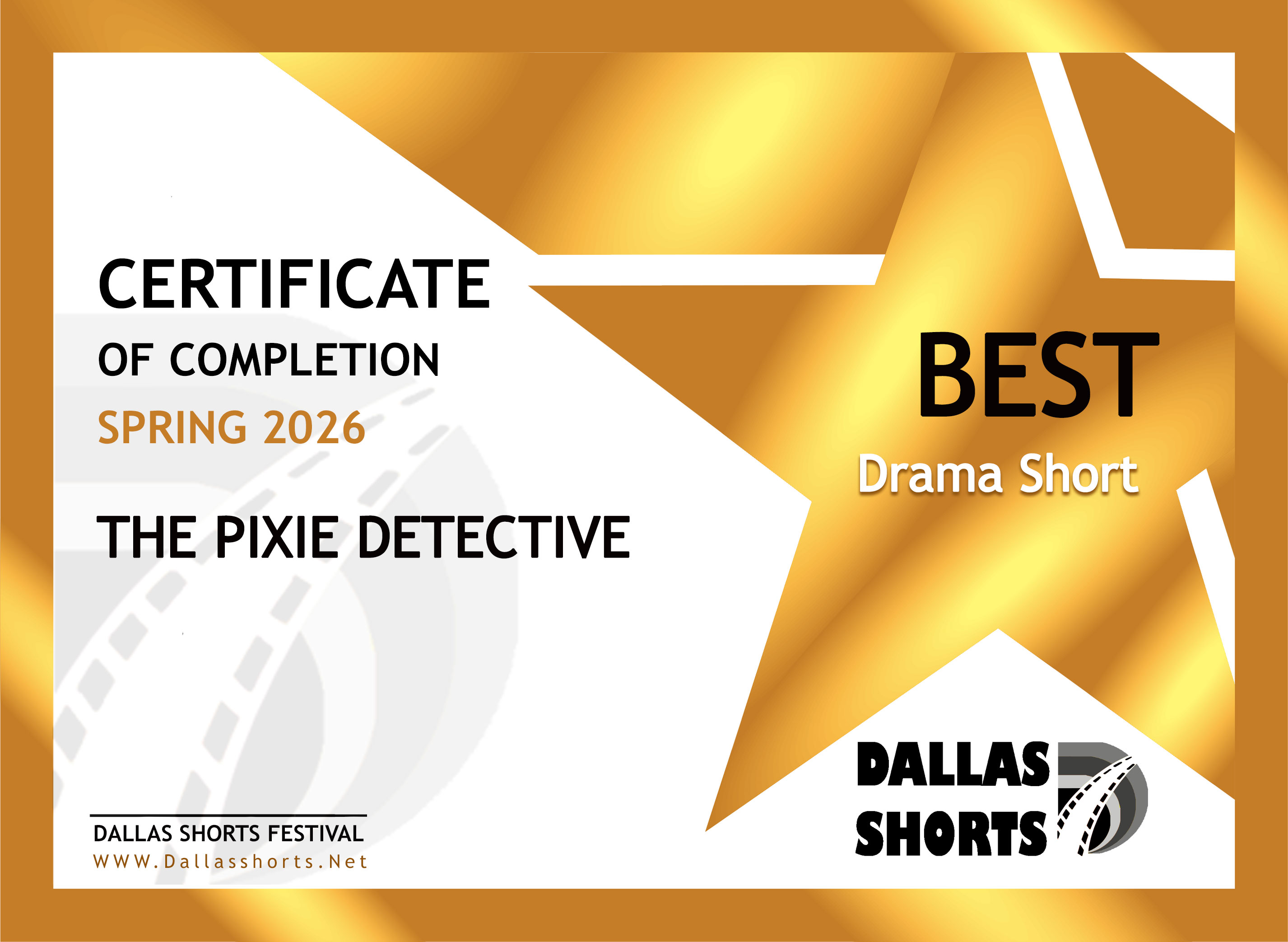 Pixie Detective Award